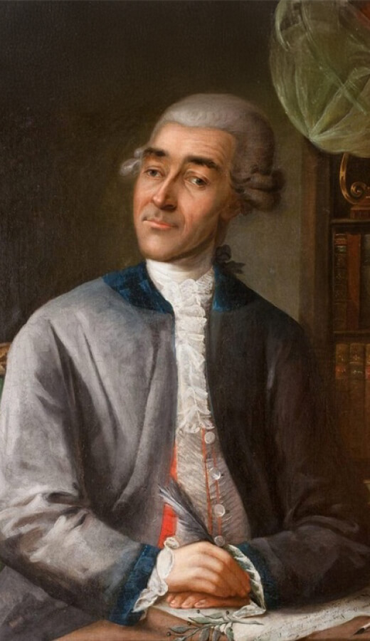 Портрет Василия Григорьевича Рубана. Худ. — А. Ф. Клипеков. 1786